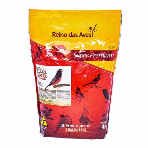 Alimento Completo Curió Gold Mix Reino Das Aves - 4kg