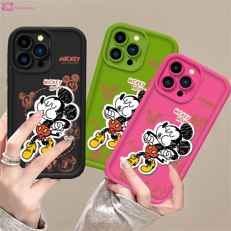 Capa Para Samsung A17 A07 A56 A36 A55 A54 A16 A15 A14 A05S A51 A52 A34 A35 A32 A13 SoftCase Mostrar Doces Do Mickey