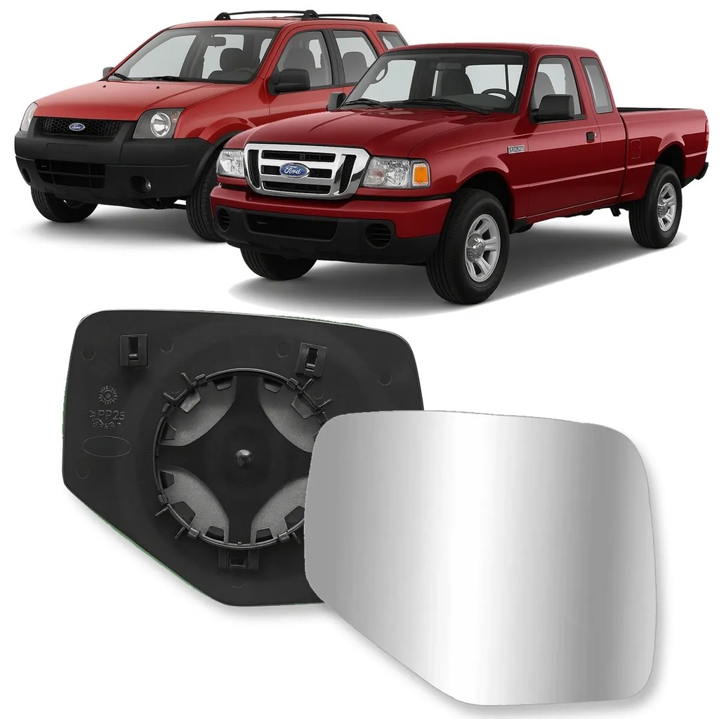 Refil Subconjunto Espelho Retrovisor Ecosport 2003 a 2012 e Ranger 2004 a 2009 em Oferta na Shopee