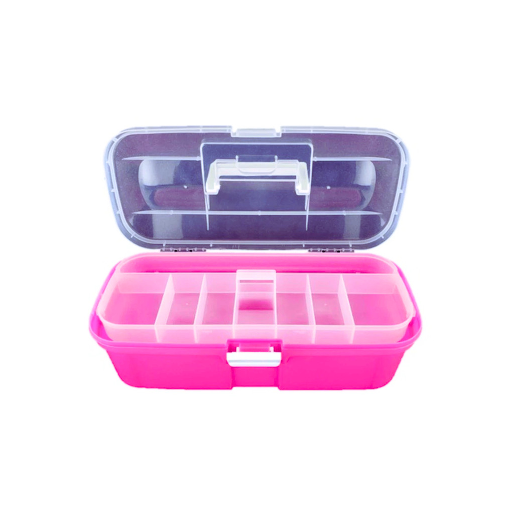Maleta Super Box C/ bandeja 35x15x12cm - Odontologia, ferramentas, organizador, maquiagem, multiuso, manicure — imagem 2 de 2