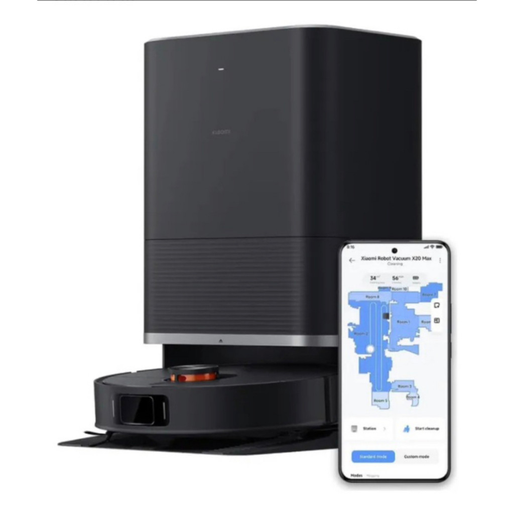 Robô Aspirador Xiaomi X20 Max (110V - 220v) Preto Original