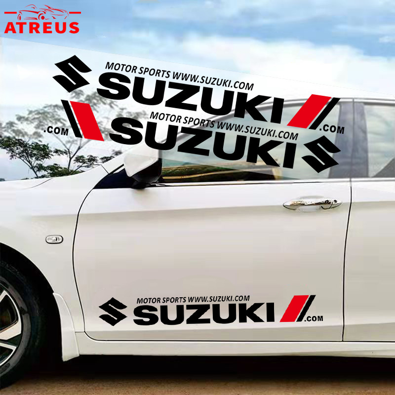 2Pçs Suzuki Autocolantes Decoração Da Carroceria Adesivos Corporais Anti-Riscos Para Suzuki Grand Vitara Jimny Swift
