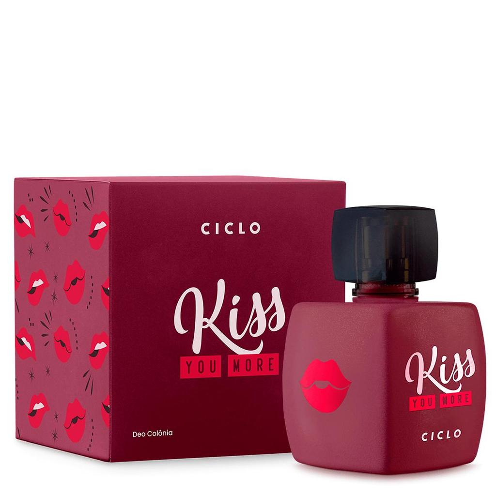 Ciclo Colônia Feminino Kiss You More em Oferta na Shopee