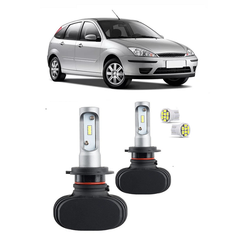 Par Lampada UltraLed Farol de Milha Focus 2004 2005 2006 2007 2008 6000K