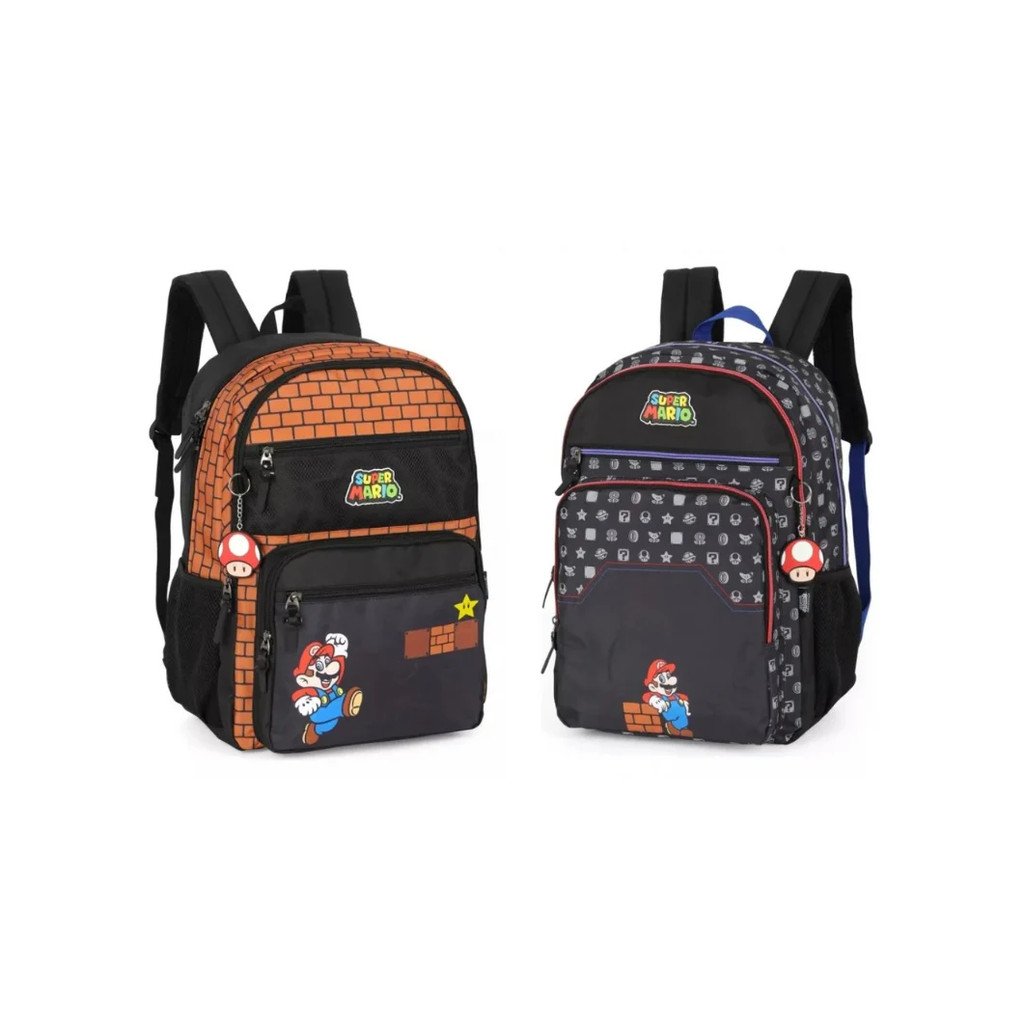 Mochila Notebook Juvenil Adulto Infantil Super Mario MJ47577 em Oferta na Shopee
