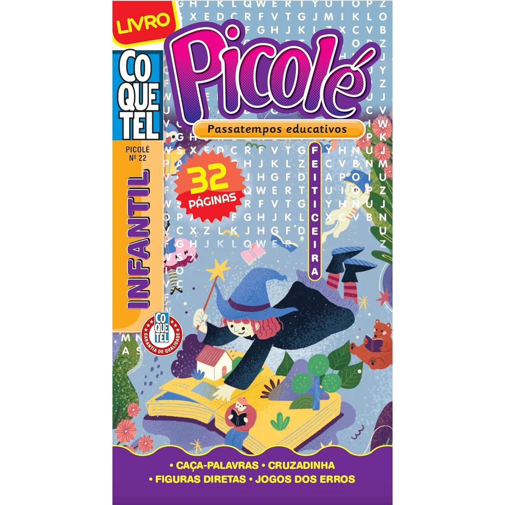 Livro Coquetel Picolé 22 | Passatempos Educativos em Oferta na Shopee