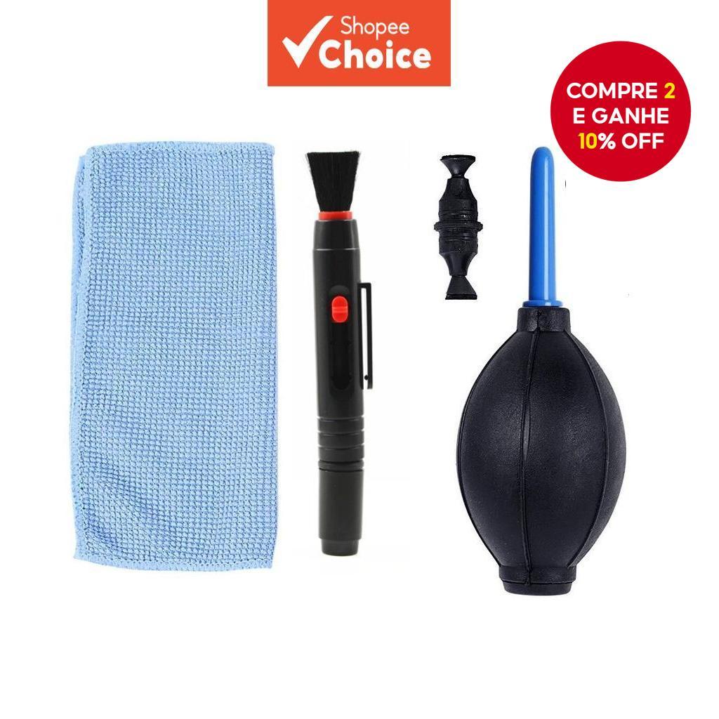 Kit de Limpeza de Câmera 3 em 1 Profissional para DSLR, Ferramenta de Limpeza de Lente de Câmera Digital para Sensor e em Oferta na Shopee