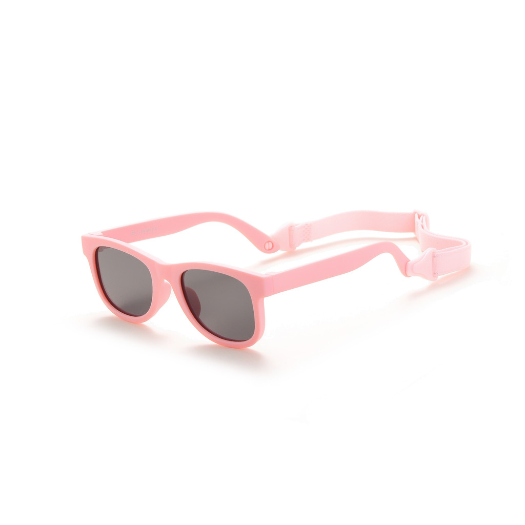 Óculos De Sol Baby Rosa Com Alça Ajustável 3m+ Bebê Lente Polarizado em Oferta na Shopee