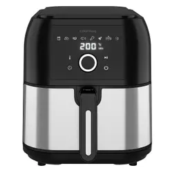Fritadeira Air Fryer Colormaq 8L 1700w Digital Preta e Inox
