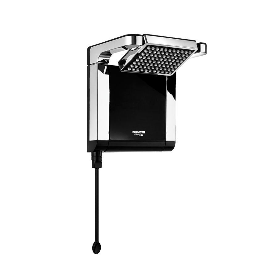 Ducha Acqua Star Ultra Eletrônica Lorenzetti 220V-6800W Preto-Cromado
