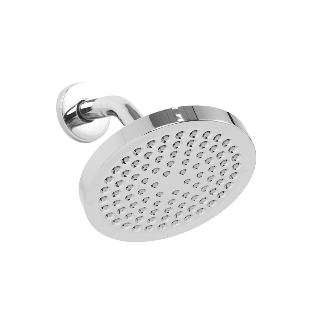 Chuveiro Tipo Ducha Com Braço E Canopla Inox 201 Ducha ABS