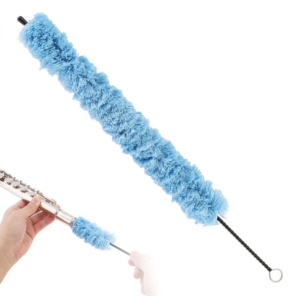 Escova De Limpeza De Flauta De Fio De Algodão Cotonete Para Cuidados Internos De Instrumentos