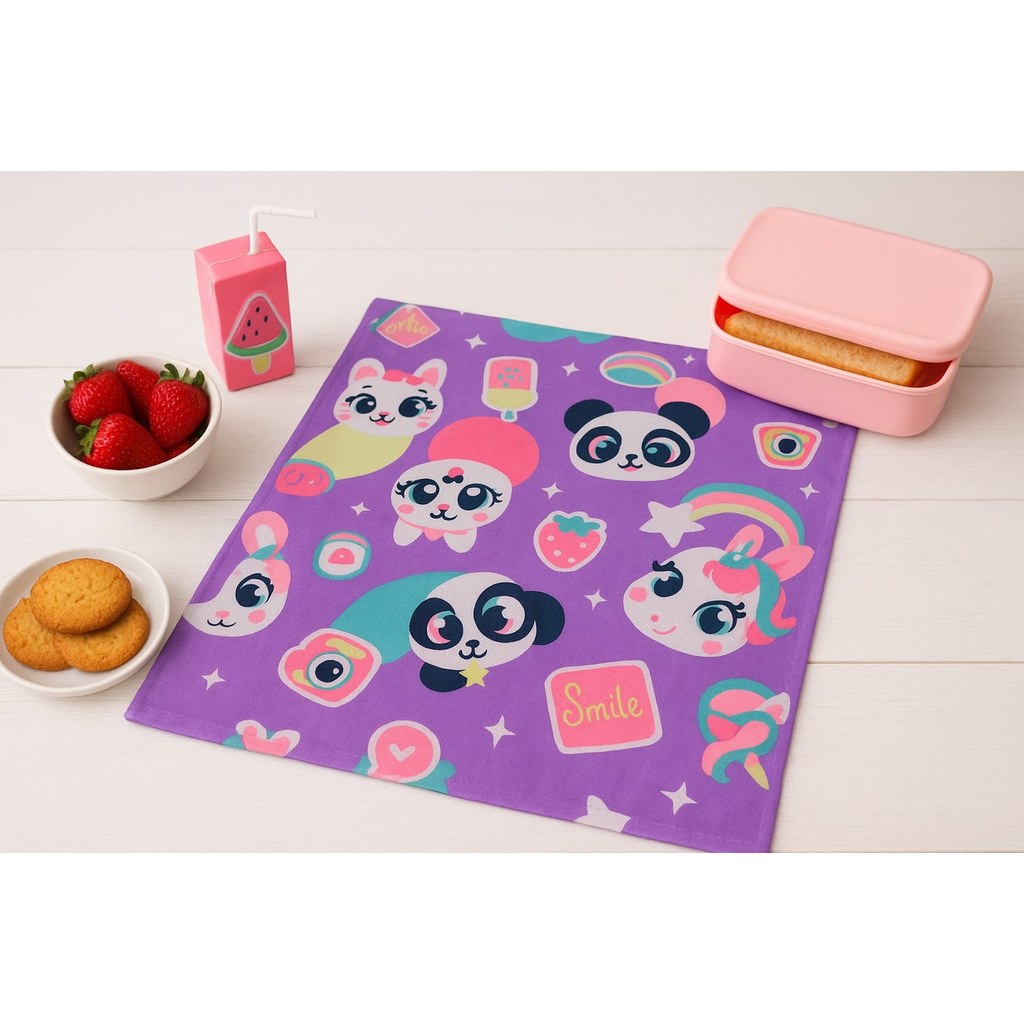 Toalha Lancheira Puket Multibichos Menina BFF Best Friend F em Oferta na Shopee