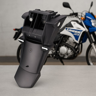Suporte Placa Traseira Yamaha XTZ125 Lander Peça Fixação Paralama Aço Carbono Resistente