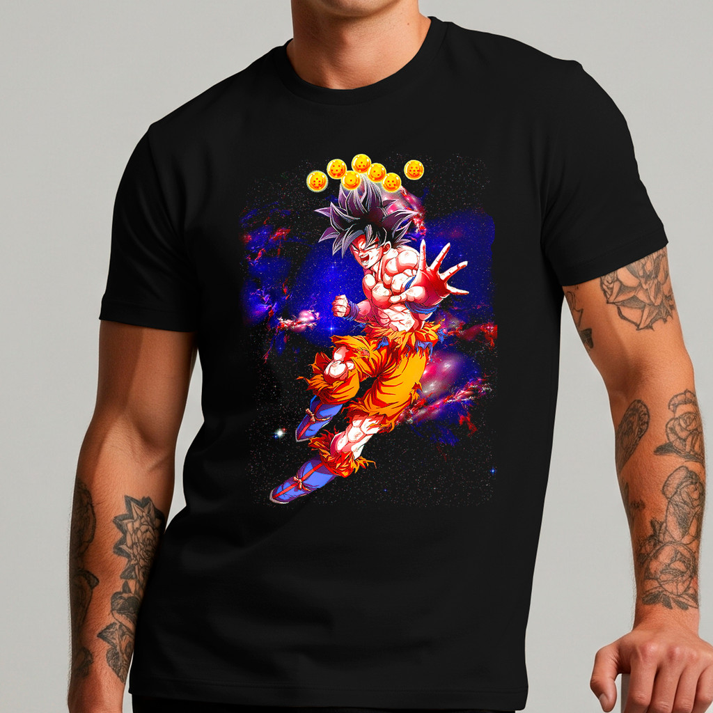 Camiseta Dragonball Goku Masculina Premium 100% Algodão