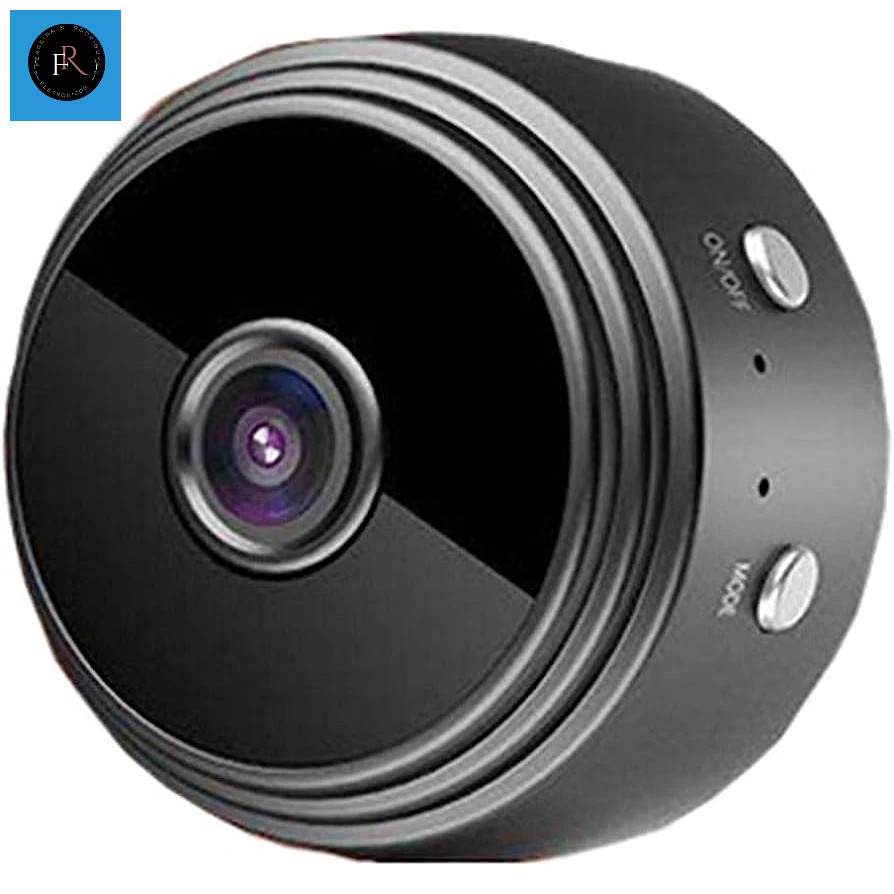 Câmera Espiã Mini HD Wi-Fi com Sensor de Presença, Visão Noturna e Suporte de Encaixe Altomex A9