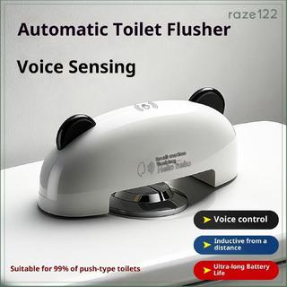 [Raze122] Dispositivo Automático De Descarga De Vaso Sanitário Com Controle De Voz À Prova D'água Instale Facilmente Esp