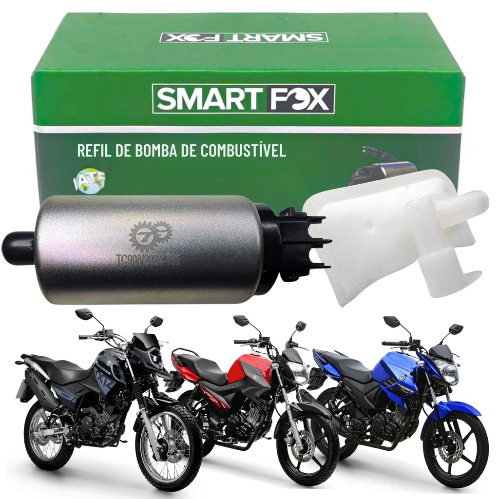 REFIL BOMBA COMBUSTÍVEL GASOLINA SMARTFOX YBR FACTOR 150 FAZER 150 XTZ CROSSER 150 2014-2025