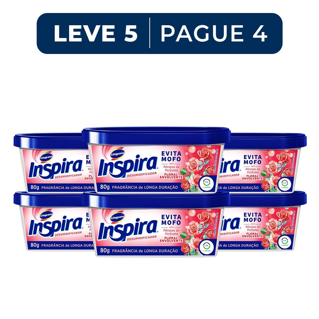 Kit Antimofo 80g LEVE 5 PAGUE 4 Floral Envolvente em Oferta na Shopee