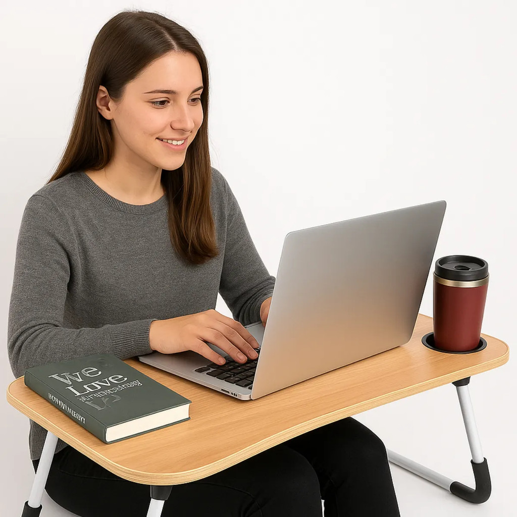 Mesa Ajustavel Notebook Portatil Compacta Dobravel Suporte Multifuncional Leve Estudo Home Office