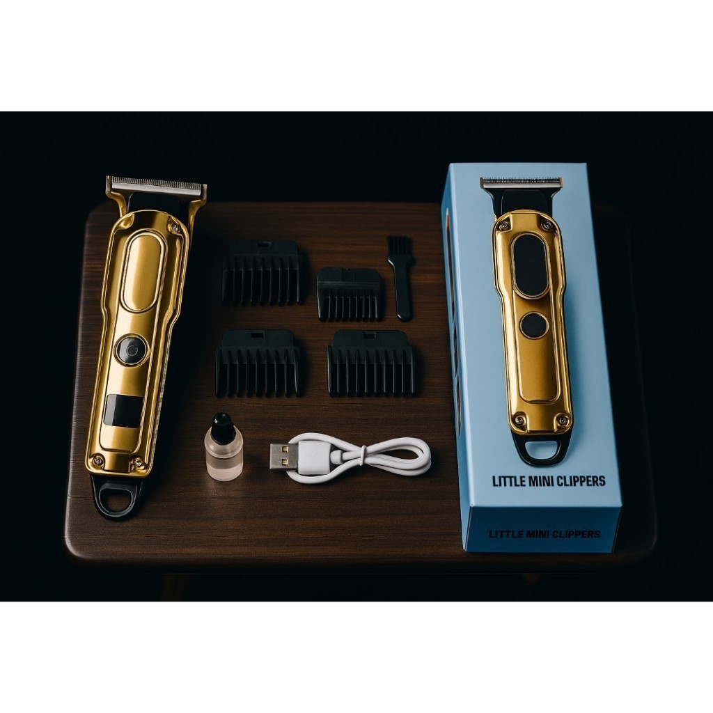 Máquina De Cortar Cabelo Mini Profissional Sem Fio Portátil Recarregável. em Oferta na Shopee