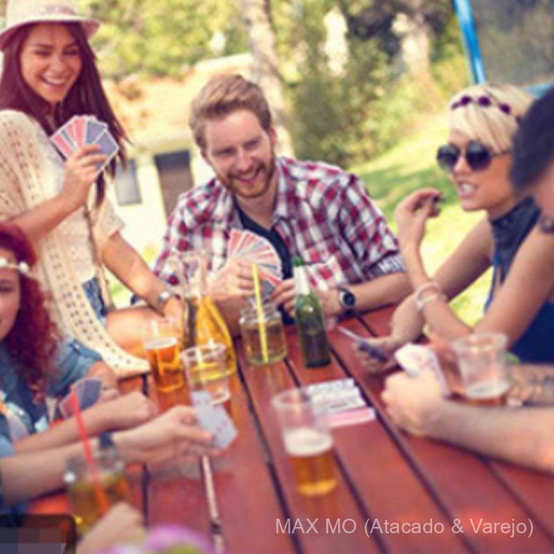 Baralho 54 cartas para jogar com Família, Amigos Diversão