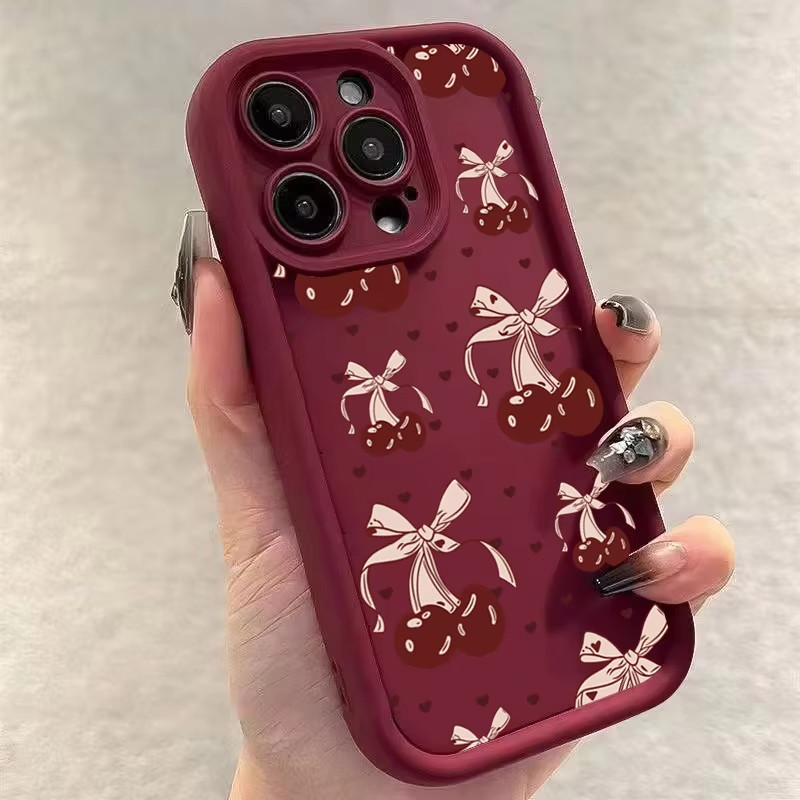 Arco Nó & Flor De Cerejeira Rosa Caso Para Samsung Galaxy M15 M35 M55 M34 M54 M2