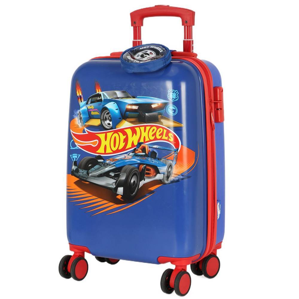 Mala de Bordo 10Kg Infantil Hot Wheels Pista 360 Luxcel