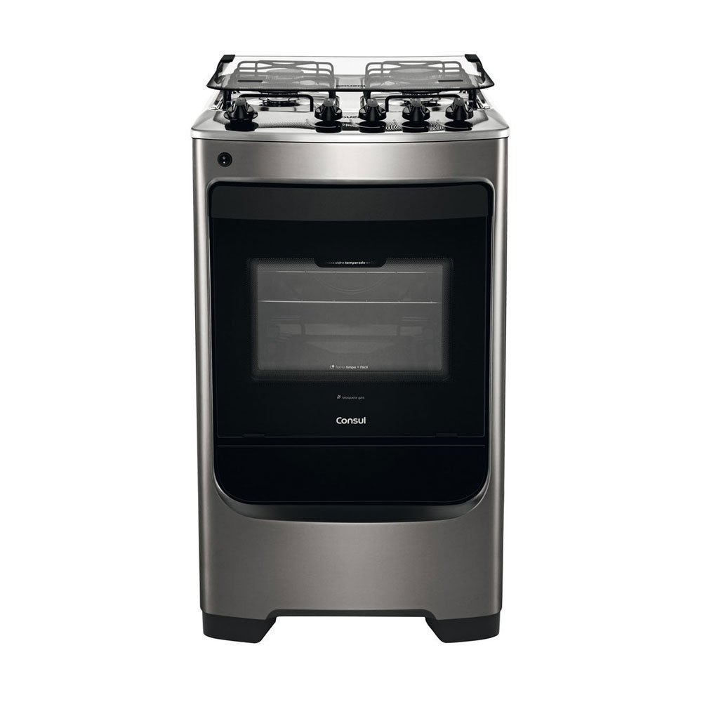 Fogão a Gás de Piso 4 Bocas com Acendimento Automático Consul - CFO4NAR em Oferta na Shopee