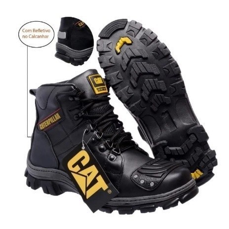 Bota Motociclista CAT Coturno Leve Legítimo motoca motoboy impermeavel