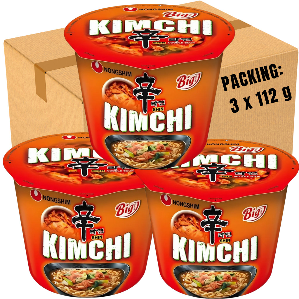 Kit 3 Lamen Coreano Kimchi Big Bowl 112g X 3 em Oferta na Shopee