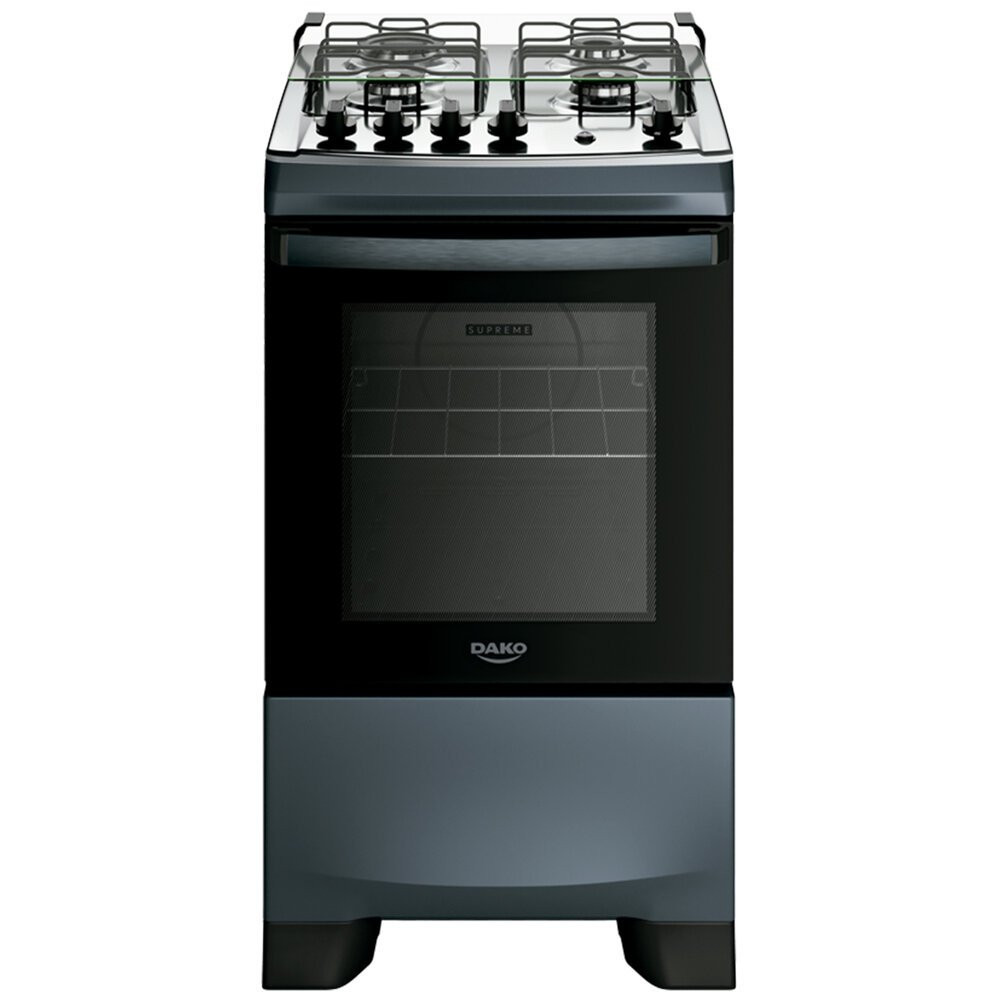 Fogão a Gás 4 Bocas Dako Supreme Titanium com Mesa Inox em Oferta na Shopee
