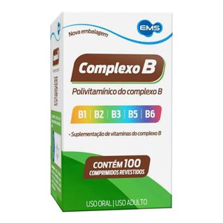 Complexo B Com 100 Comprimidos Suplemento em Oferta na Shopee