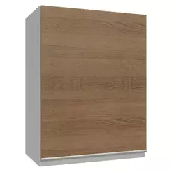 Armário Aéreo 50cm 1 Porta Branco/Rustic Glamy Madesa