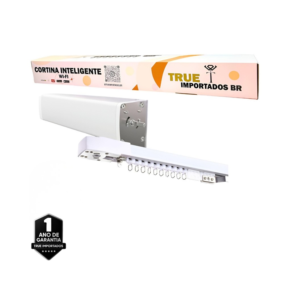 Cortina Modular Inteligente True Importados Até 6m Wifi Motorizada