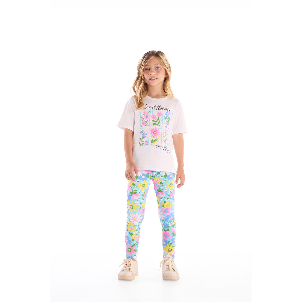 Conjunto Blusa Strass e Legging Quimby em Oferta na Shopee