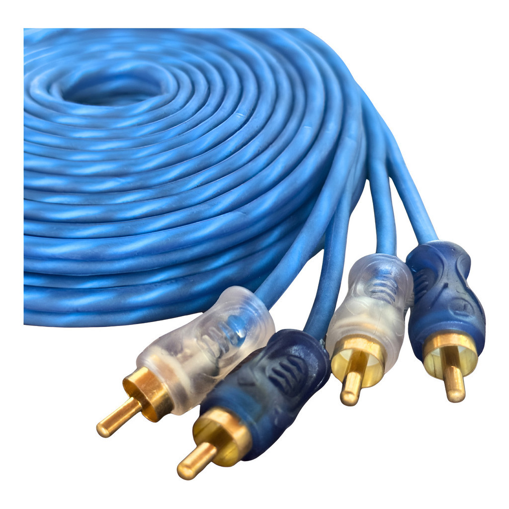 Cabo Rca Blindado 5 Metros Som Automotivo Modulo Injetado em Oferta na Shopee