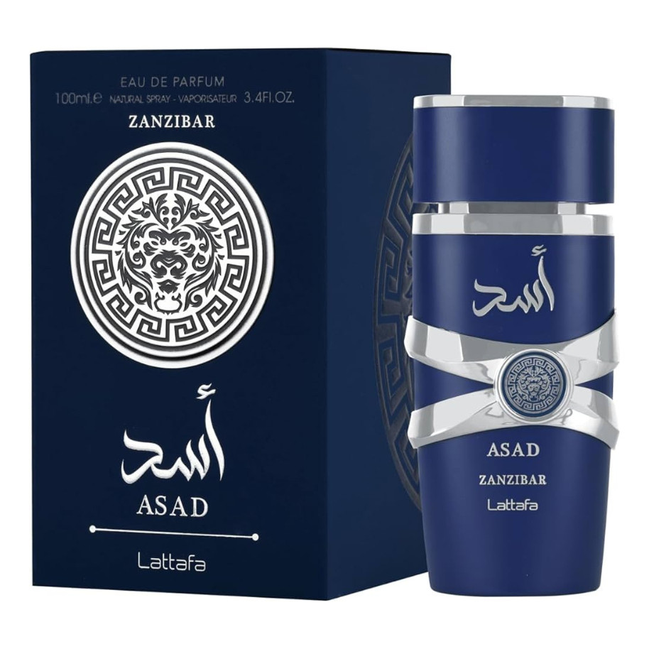 Lattafa perfume arabe Asad Zanzibar 2024 100ml em Oferta na Shopee
