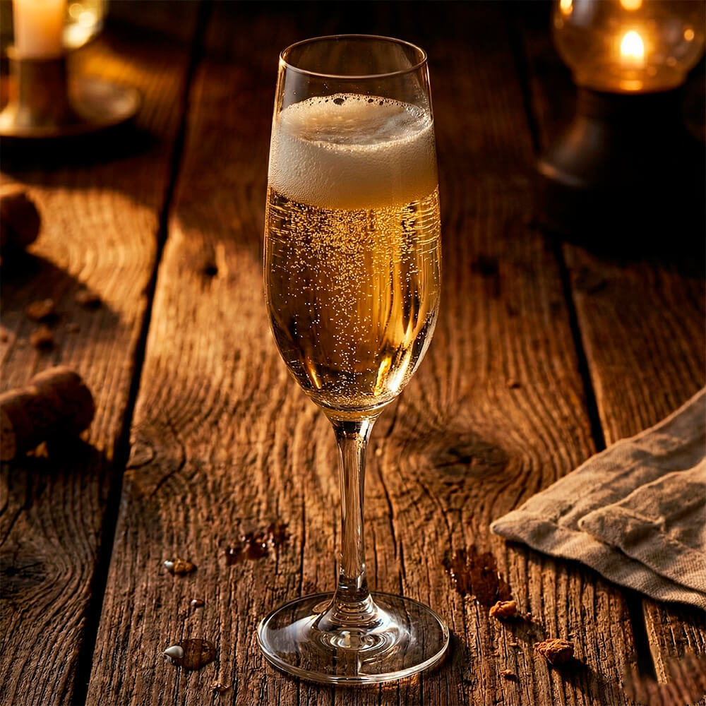 Taça de Champanhe de Cristal com Titânio Dom Paris 235ml 1 peça - Seu Lar em Oferta na Shopee