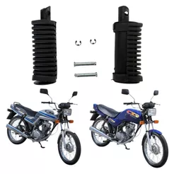Par Pedaleira Traseira Borracha Titan Cg 125 150 Es Ks 2000 today titan 1999 todas