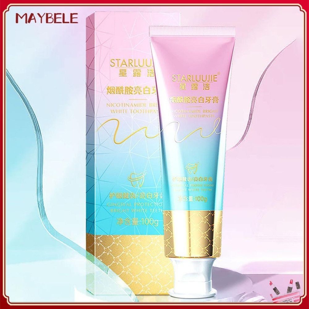 Menta Pasta De Dente Proteção Gengival Hálito Fresco Nariz Cuidados Orais Nicotinamida Limpeza Profunda