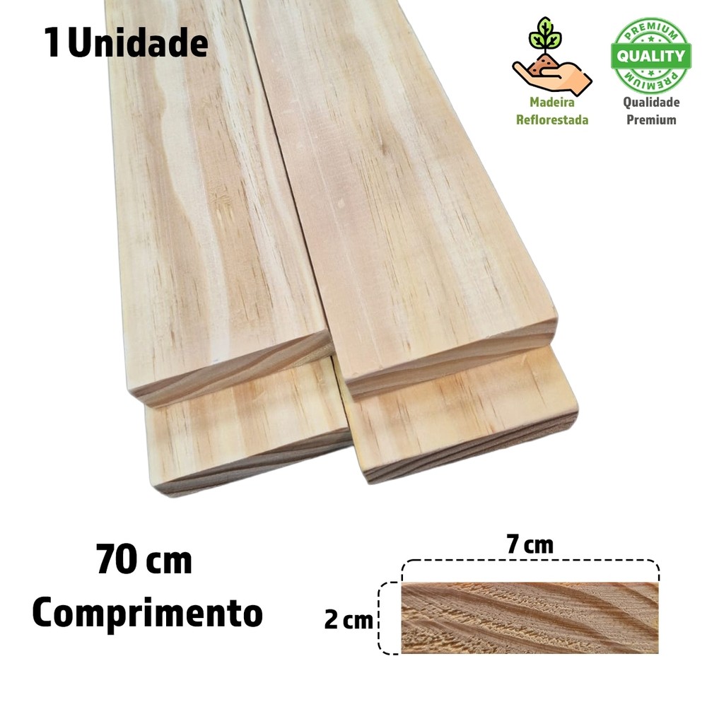 Sarrafo Em Madeira Pinus Seco 7cm X 70cm UNIDADE Aparelhado Artesanato Marcenaria DIY em Oferta na Shopee