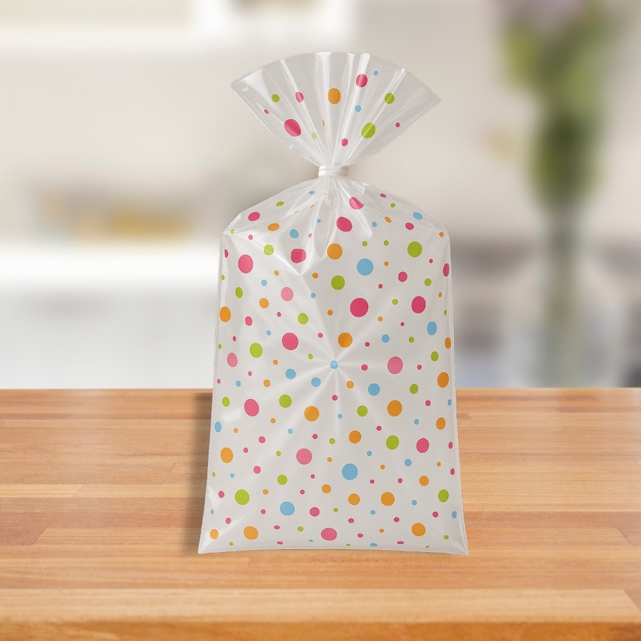 Saco Transparente Decorado - 11x19,5cm - Colore Colorido - 100 unidades - Cromus - Rizzo