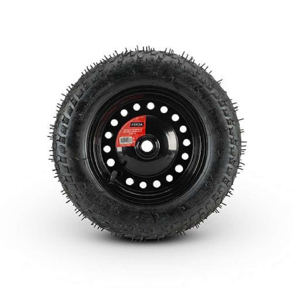 RODA DE CARRINHO PEDREIRO COMPLETO FERJA - 3,25 X 3/4 X 8