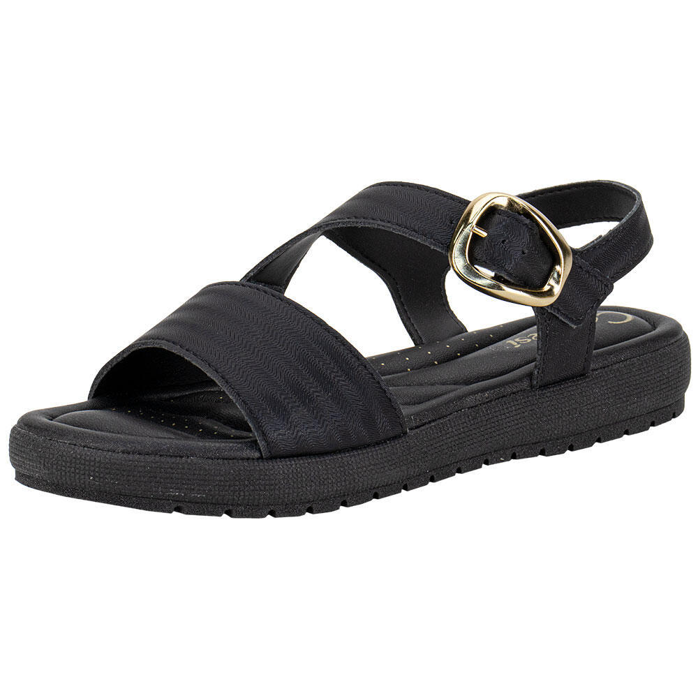 Sandália Feminina Flat Campesi Cp582 em Oferta na Shopee