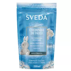 Refil Sabonete Líquido Sveda Cheirinho de Talco 200ml