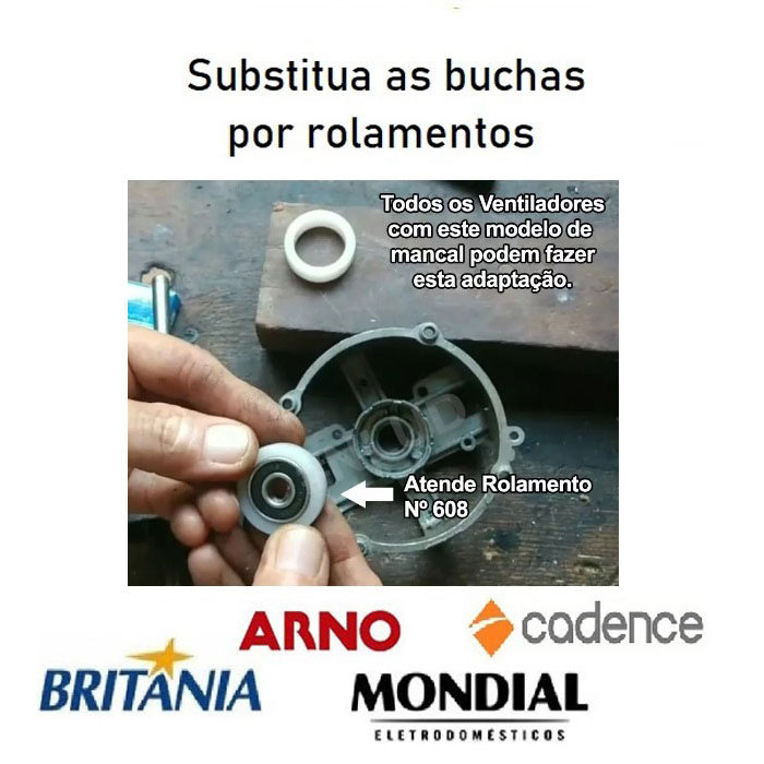 KIT com 20 CALÇOS 29mm para Rolamento 608