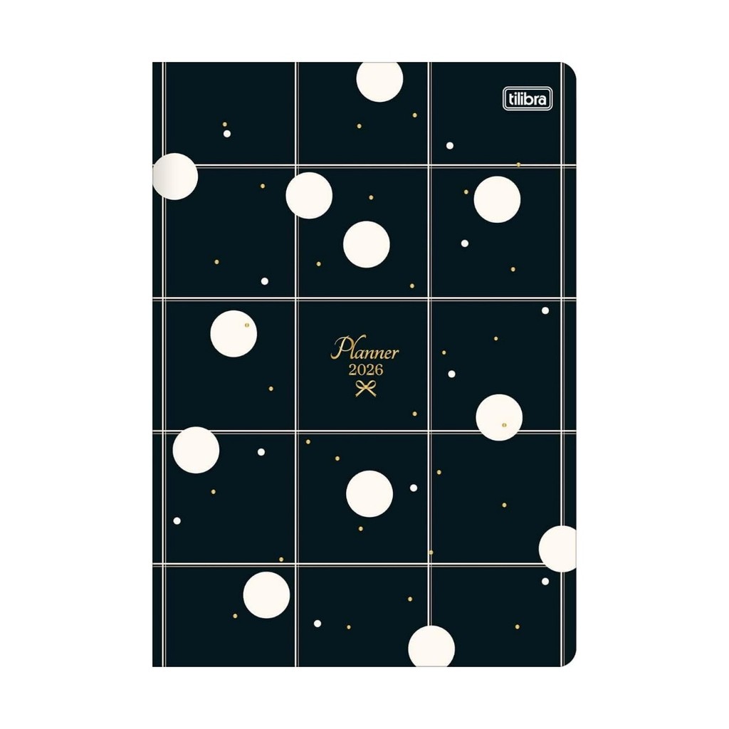 Planner Grampeado 2026 West Village 17,8 x 25,4 cm , Tilibra em Oferta na Shopee