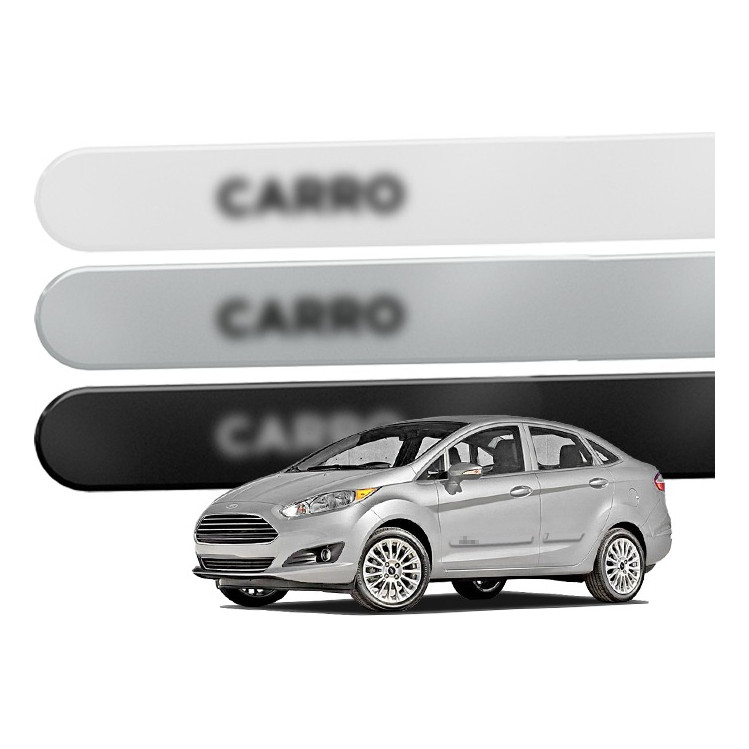 Jogo Friso New Fiesta Hatch Sedan 2015 2016 2017 2018 2019