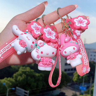 Chaveiro Bonito Sanrio : Hello Kitty Melody Kuromi Pom Purin Canela em Oferta na Shopee